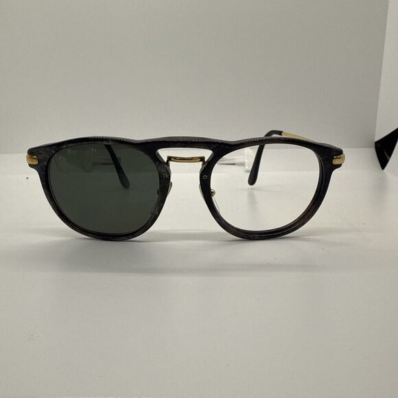B&L Ray Ban Traditionals W1539 VRAR Black/Gold Arm Frames Only main image 5